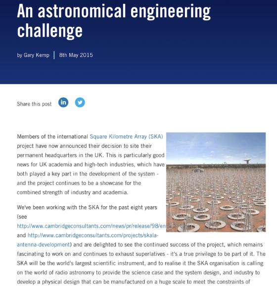 An astronomical engineering challenge