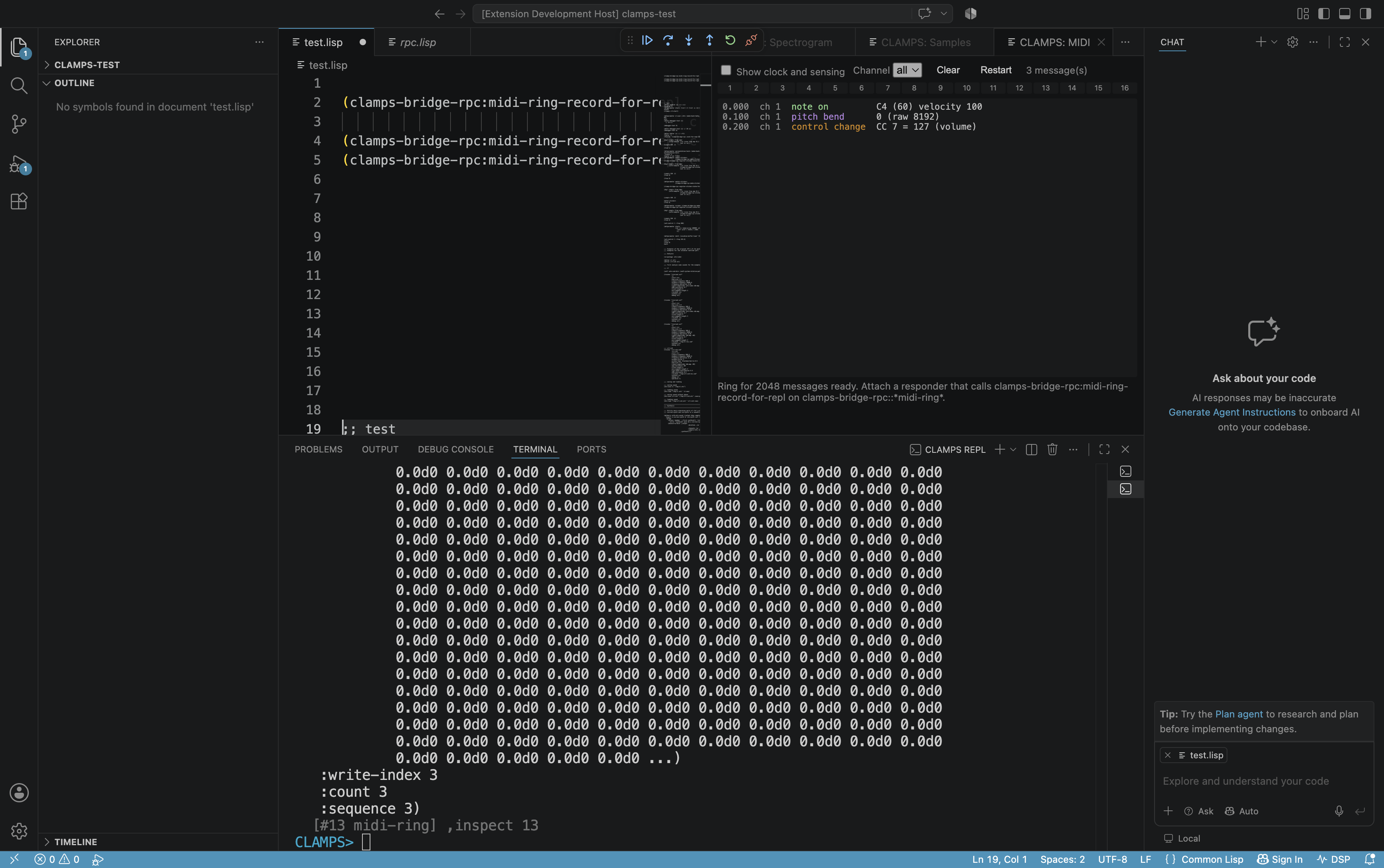 MIDI monitor