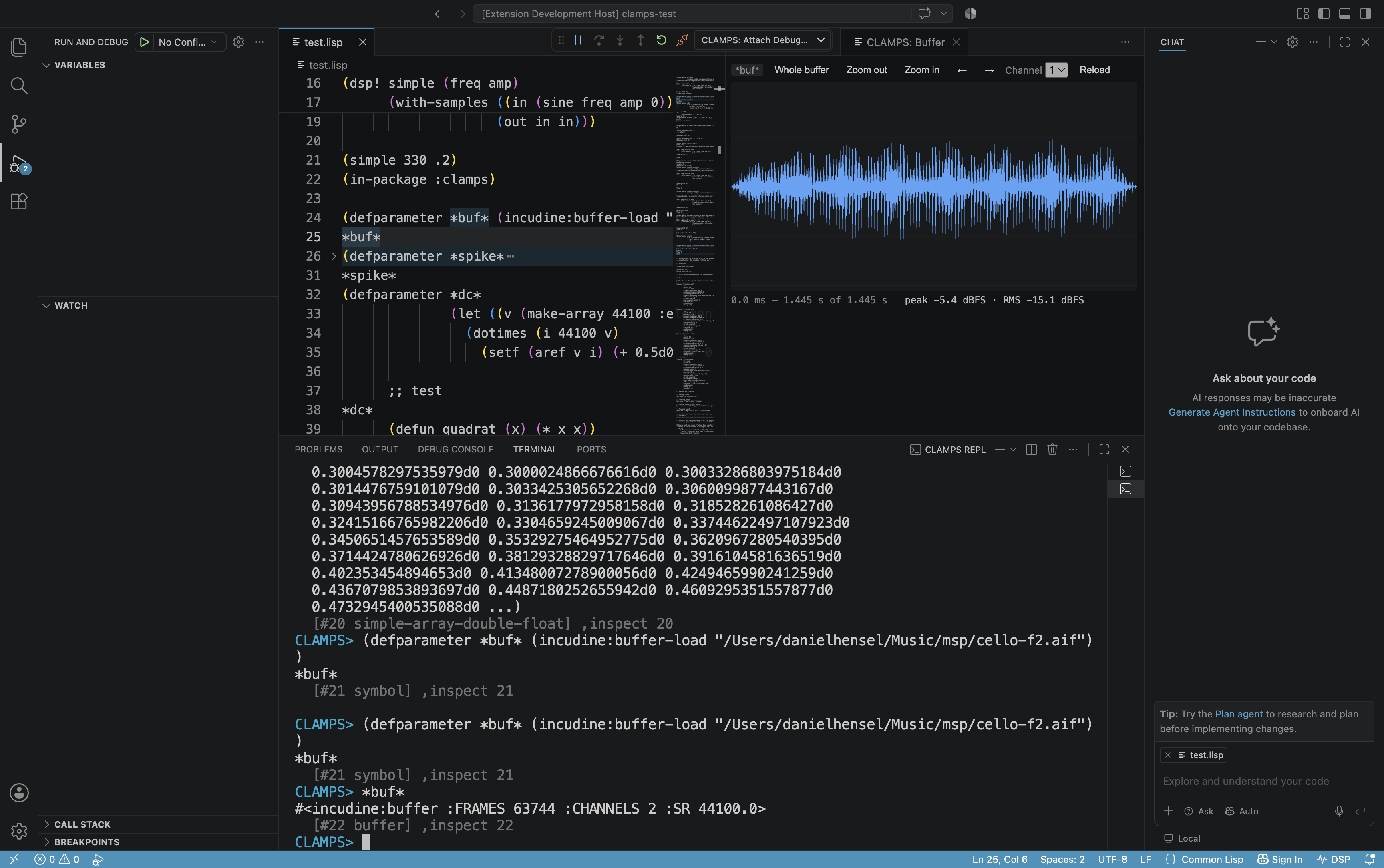 Buffer waveform