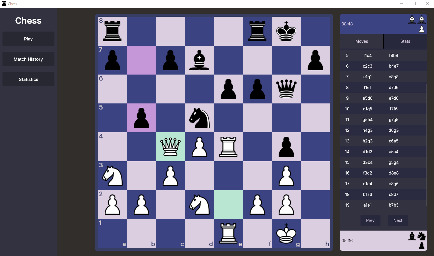 Image of a chess game