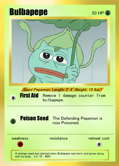 BULBAPEPECRD | Series 17 Card 50