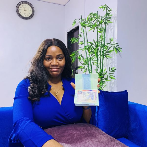 Fly Connect Global client celebrating their travel success