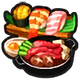 Image de Sushis et sukiyaki