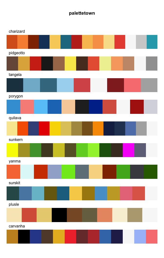 R Color Palettes
