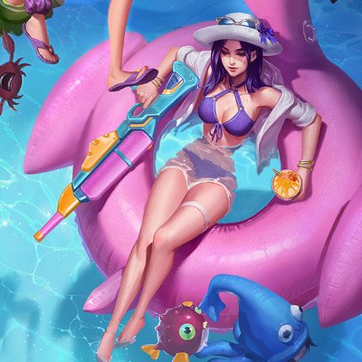 Pool Party Caitlyn