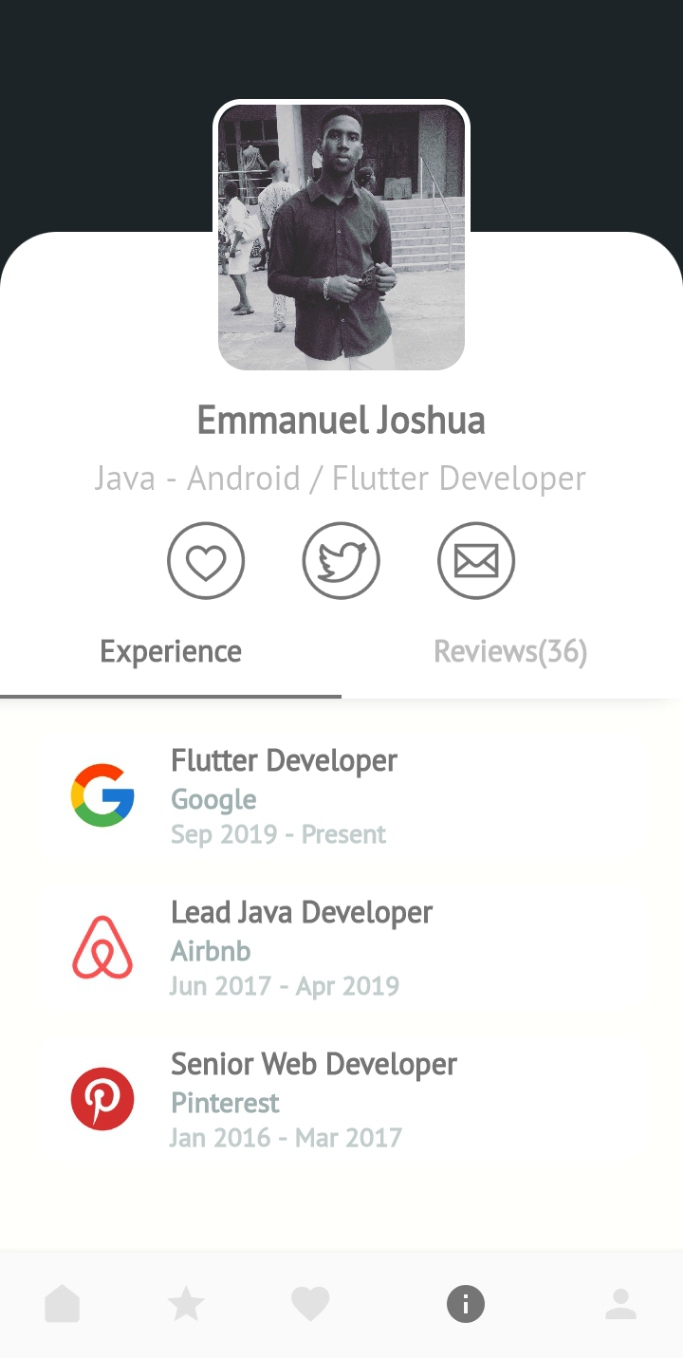 Developer UI/Experiences