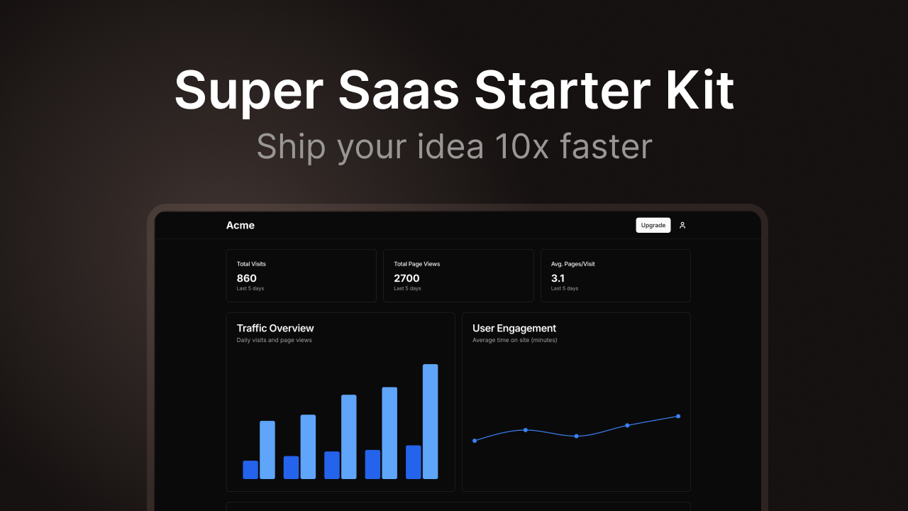 super-saas-template 网站模板截图