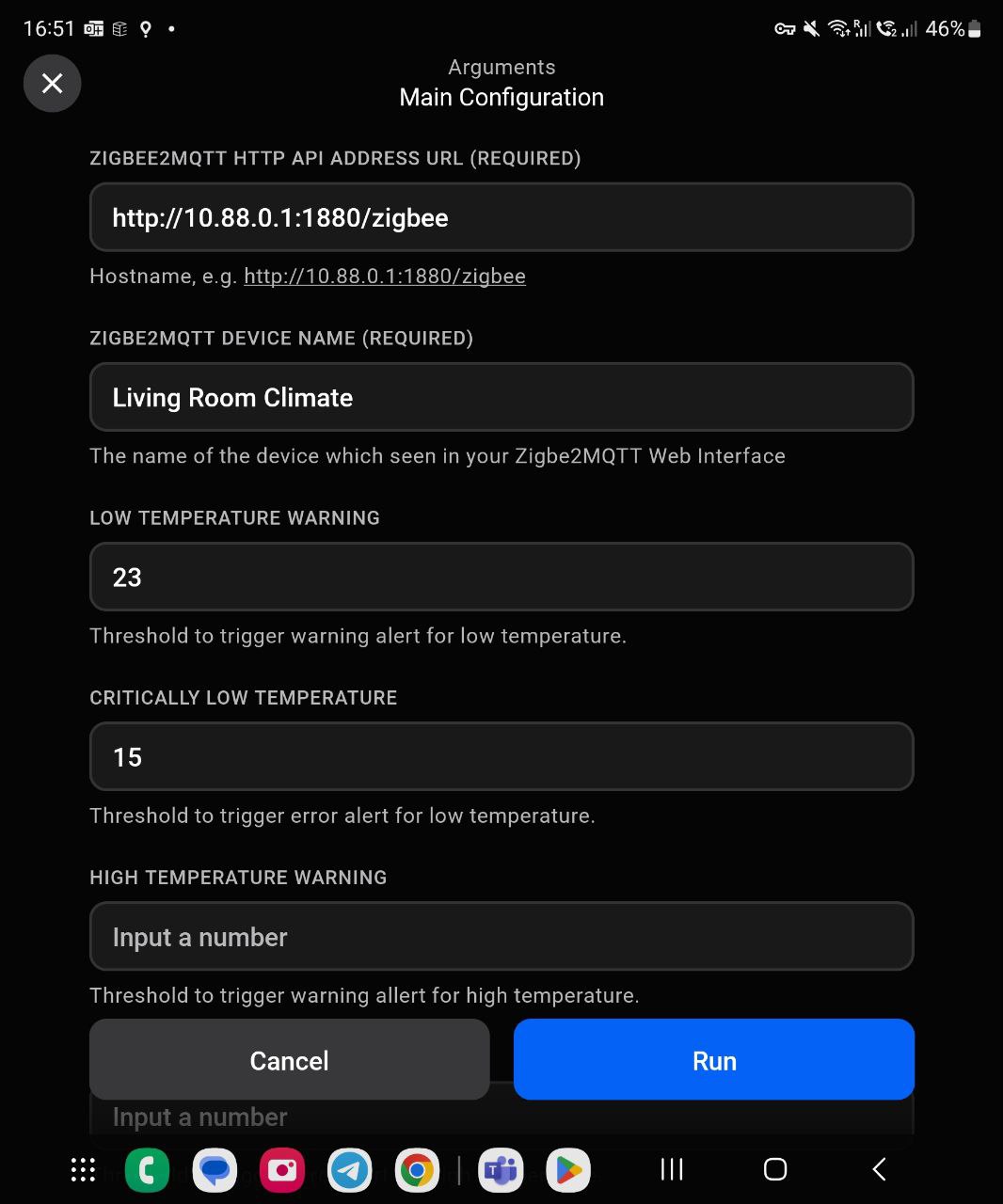 Zigbee2MQTT Configuration Settings