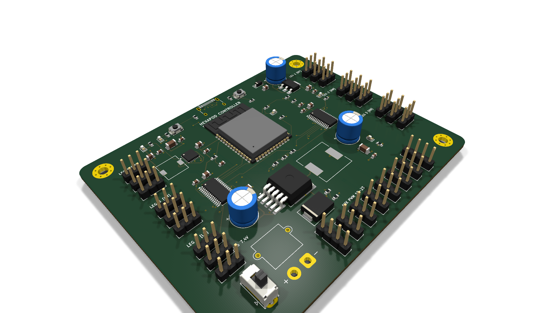Hexapod Robot Board, from the project README