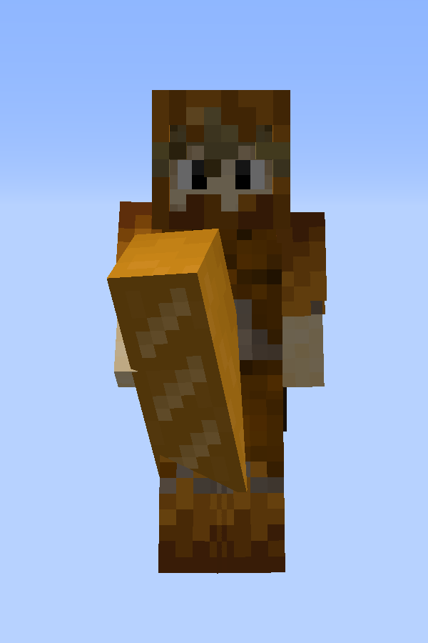Preview of a player holding a bread pillow