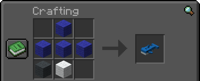 Crafting recipe for Blåvingad