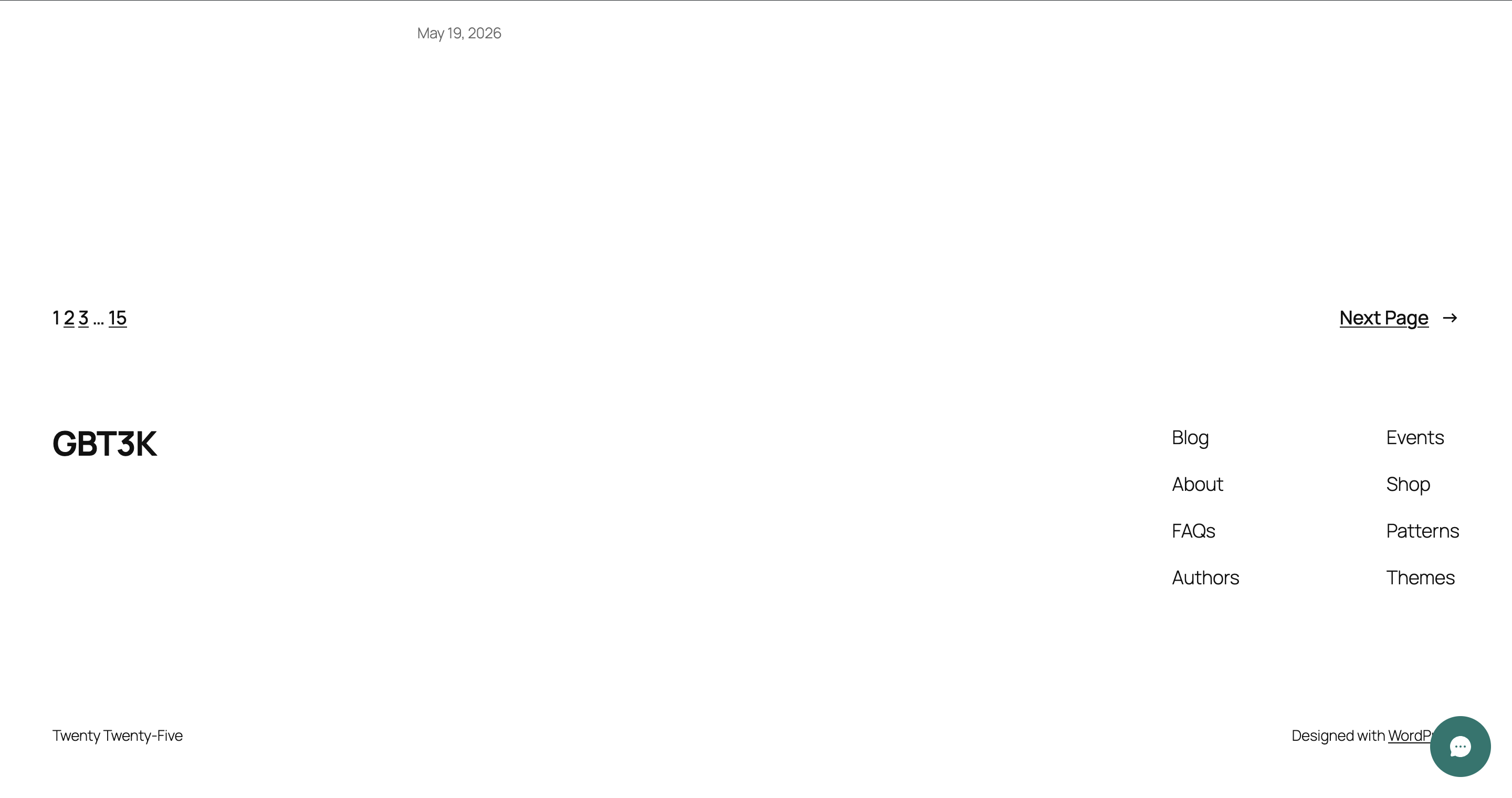 Worknoon WordPress widget closed
