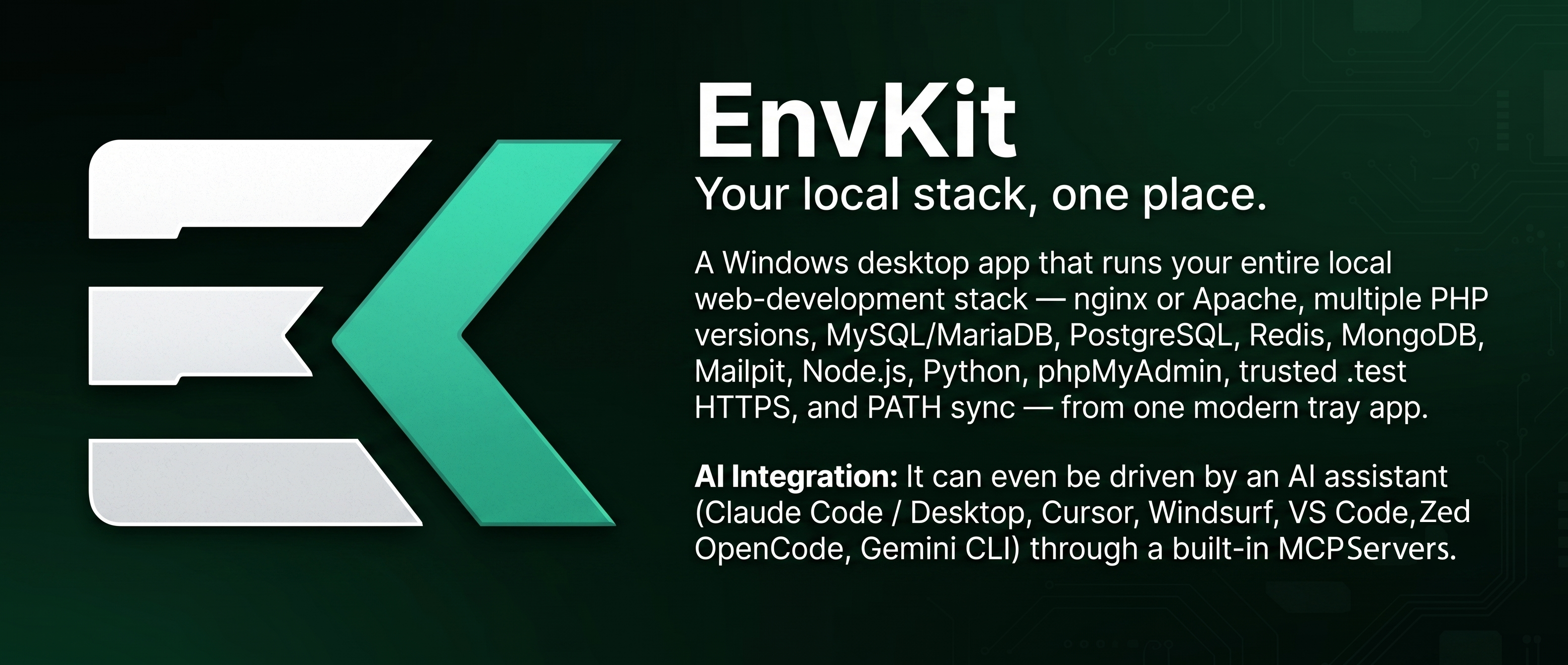 EnvKit — Your local stack, one place.