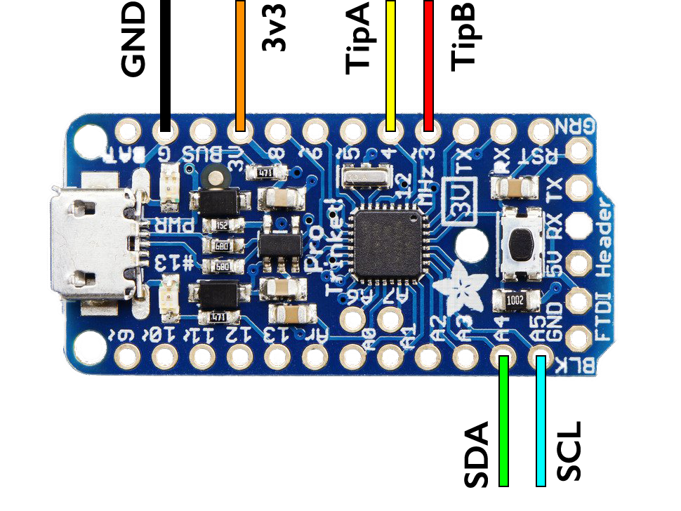 Trinket Pro Slave Wiring Diagram