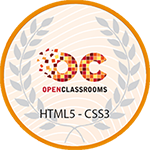 Image of badge Openclassrooms