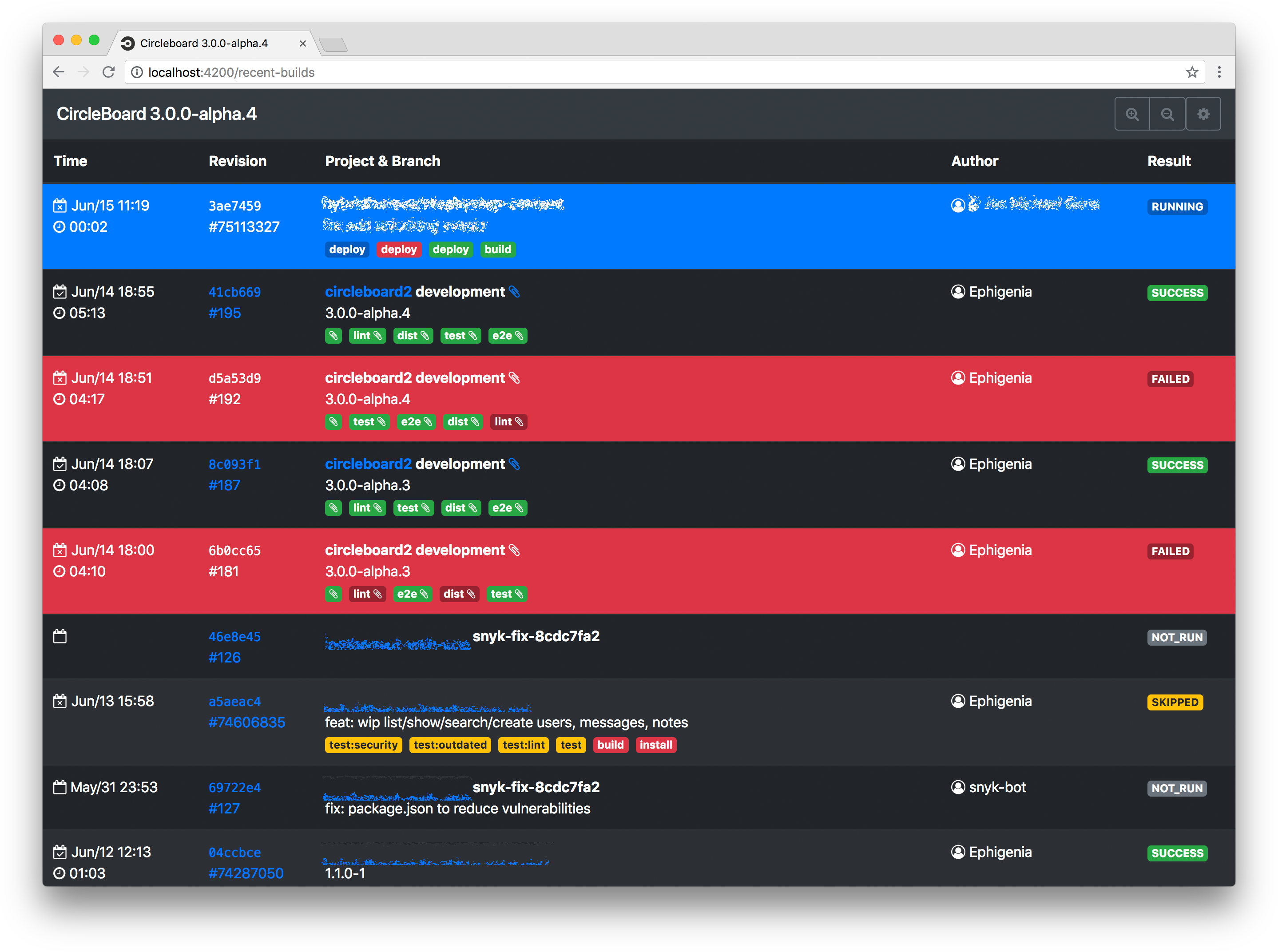 Screenshot of Circleboard (dark mode) in Action from 2018-06-15