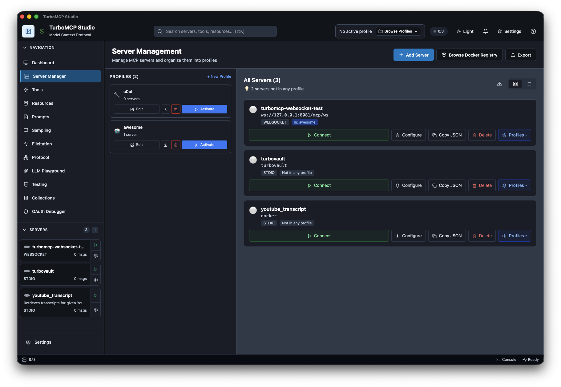 TurboMCP Studio Profiles
