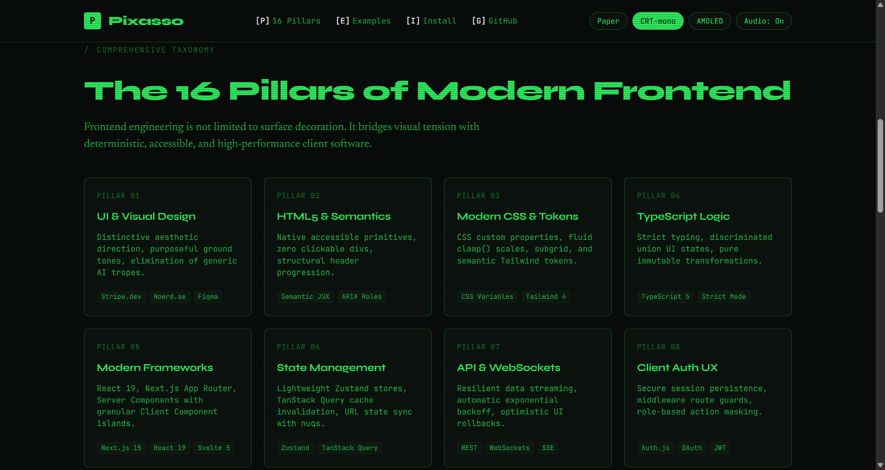Pixasso CRT Terminal Theme
