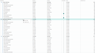 Tree List (Light Theme)