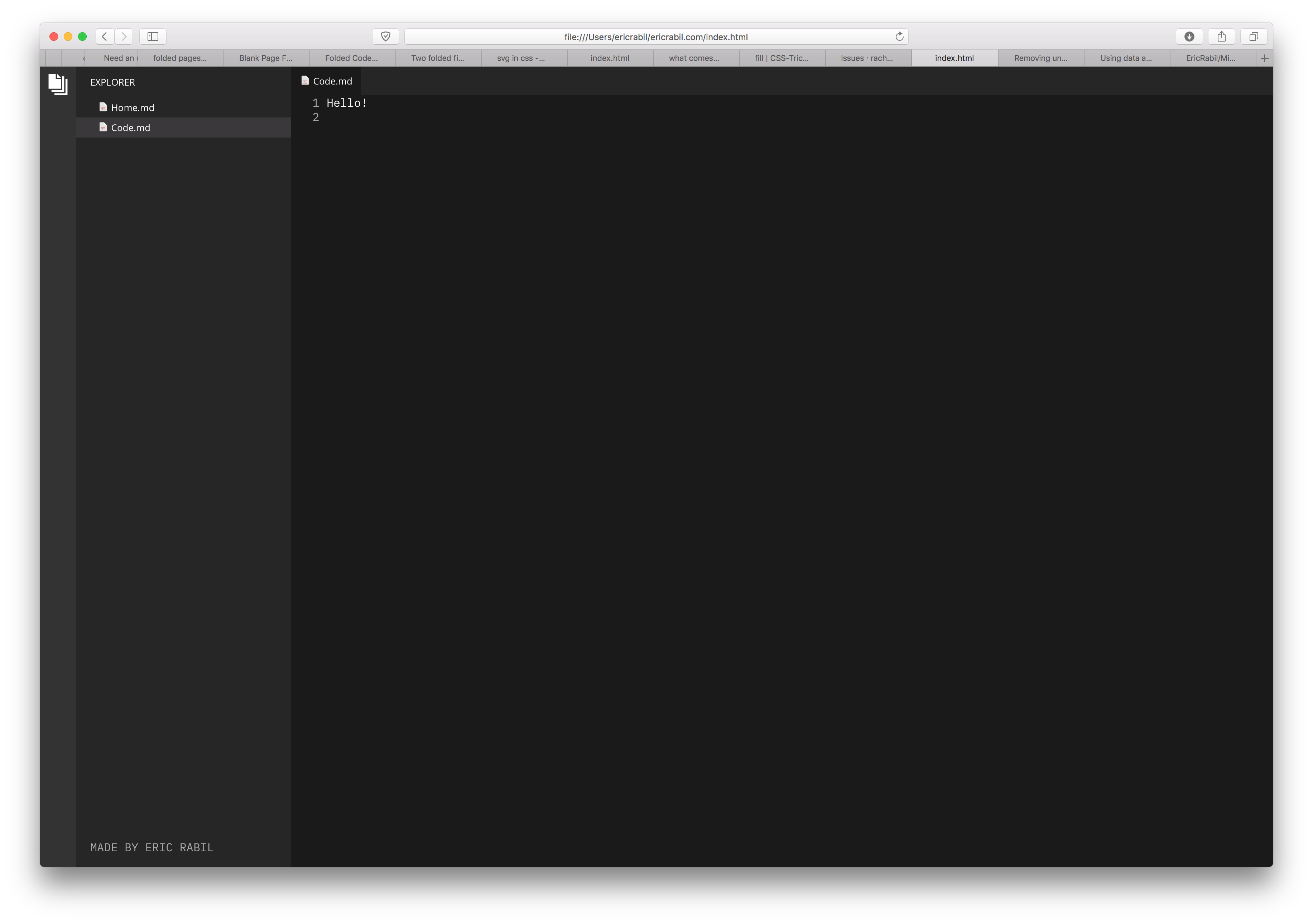 Screenshot of Mimico