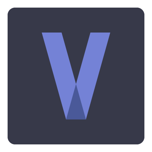 V letter as a logo for Vector library