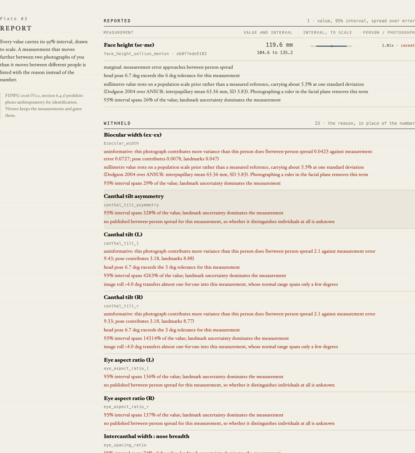 A page of the report