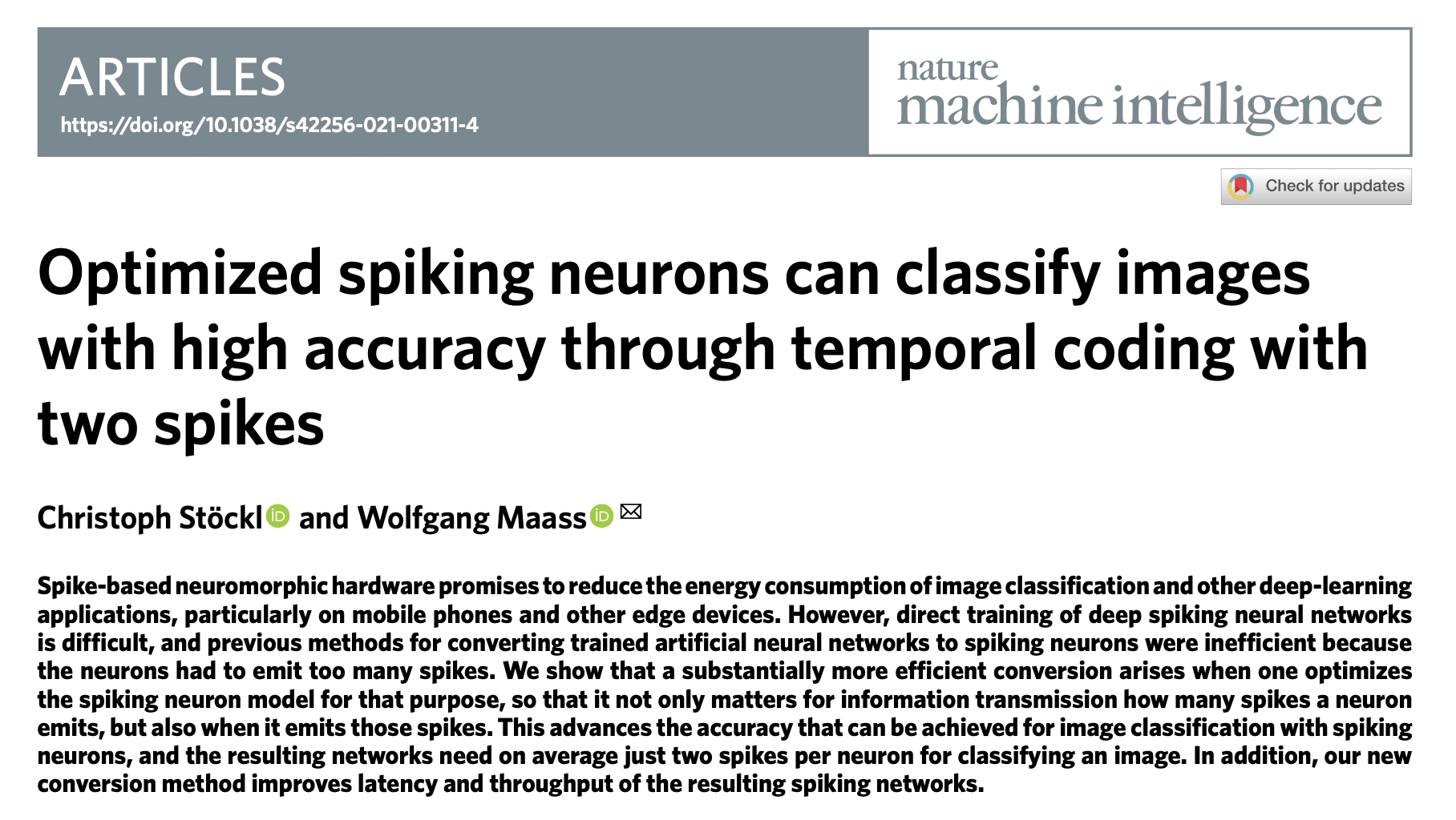 再读祖师爷的Few-spikes Neuron