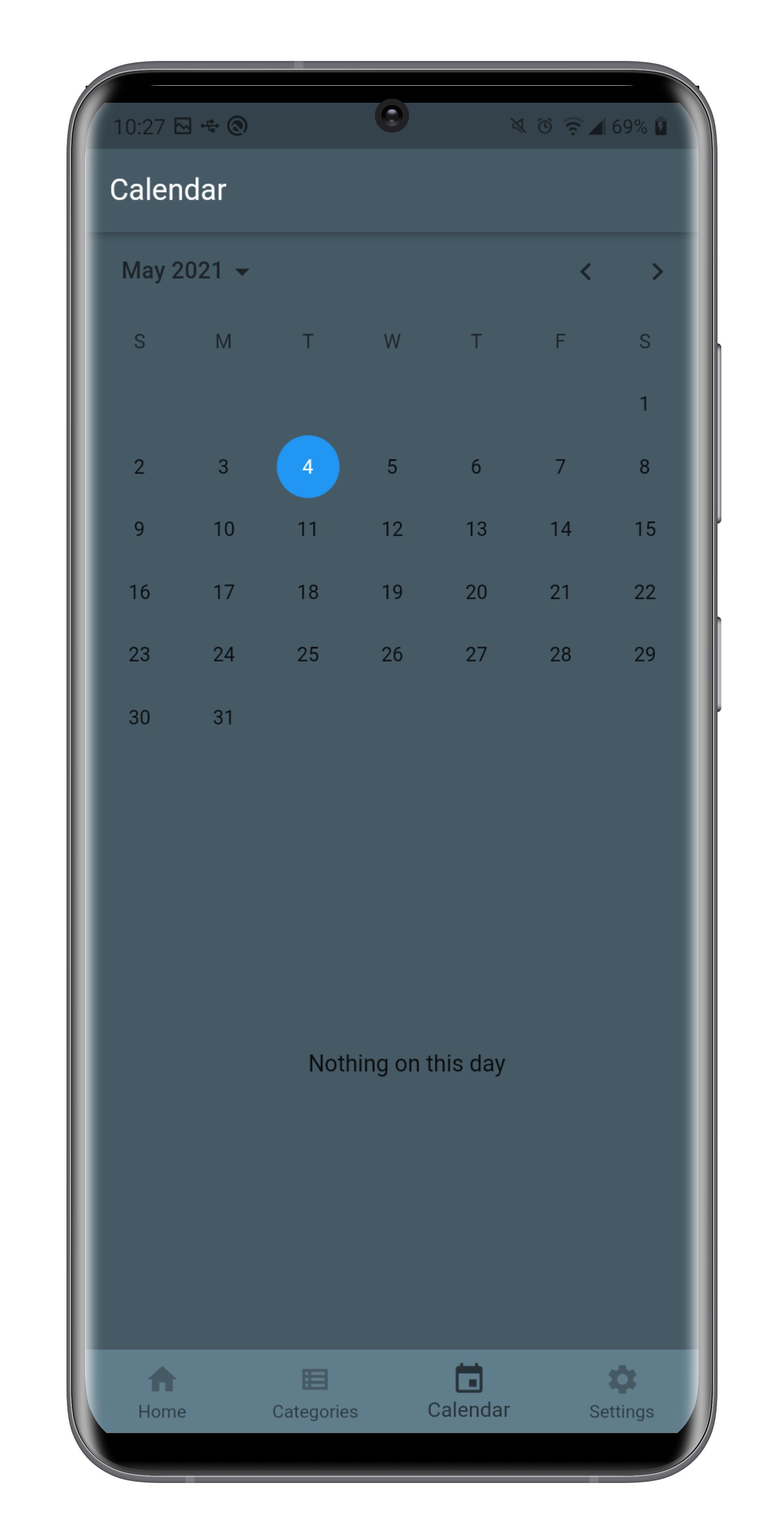 flutter-diary-app screen