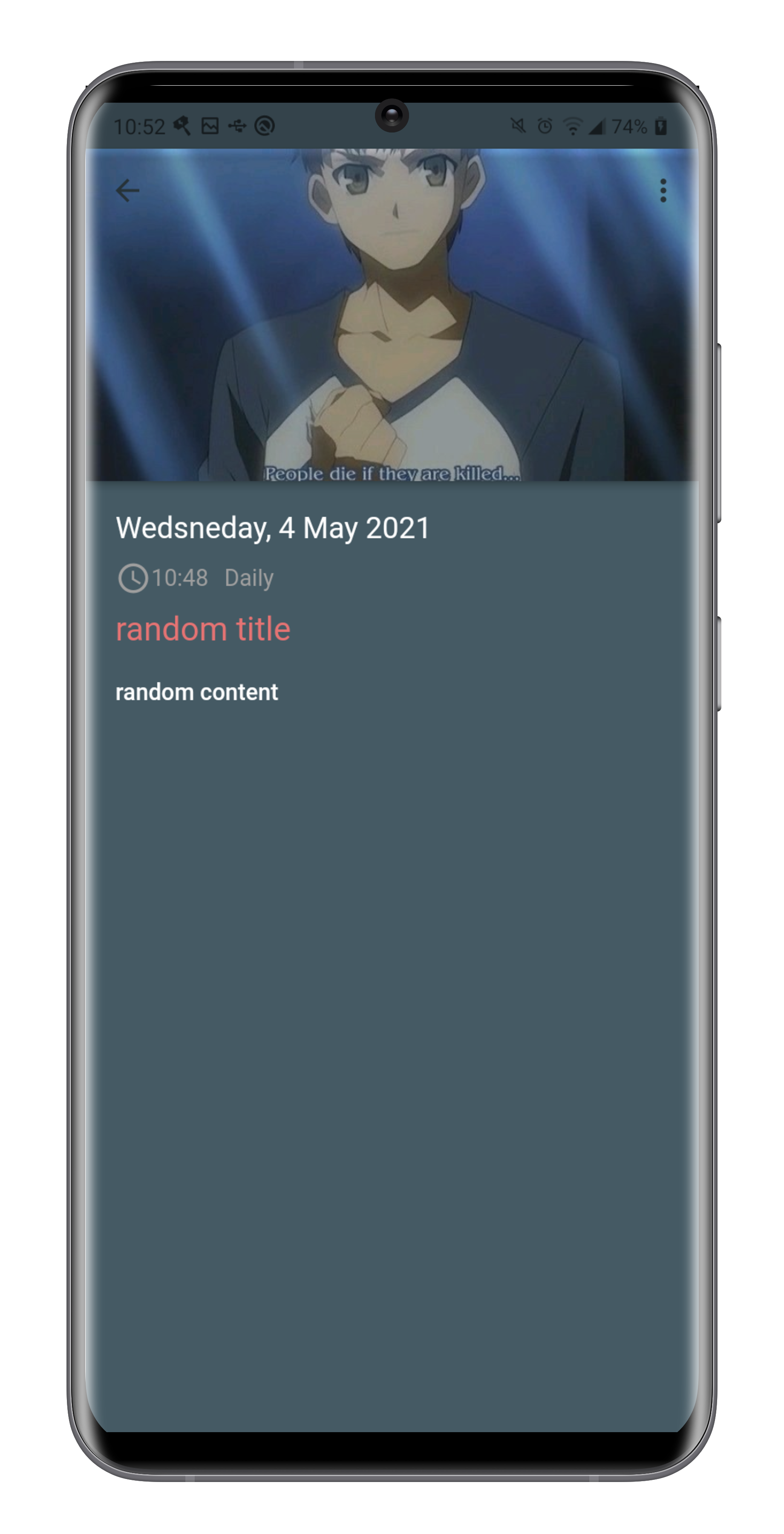 flutter-diary-app screen