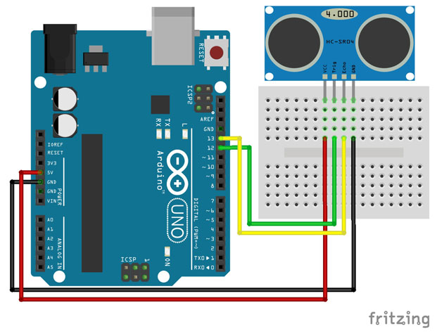 HC-SR04 with Arduino