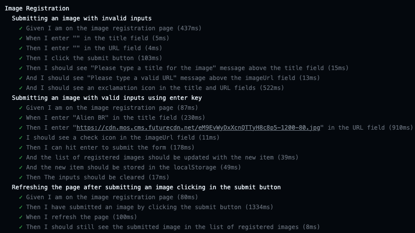 ci print results