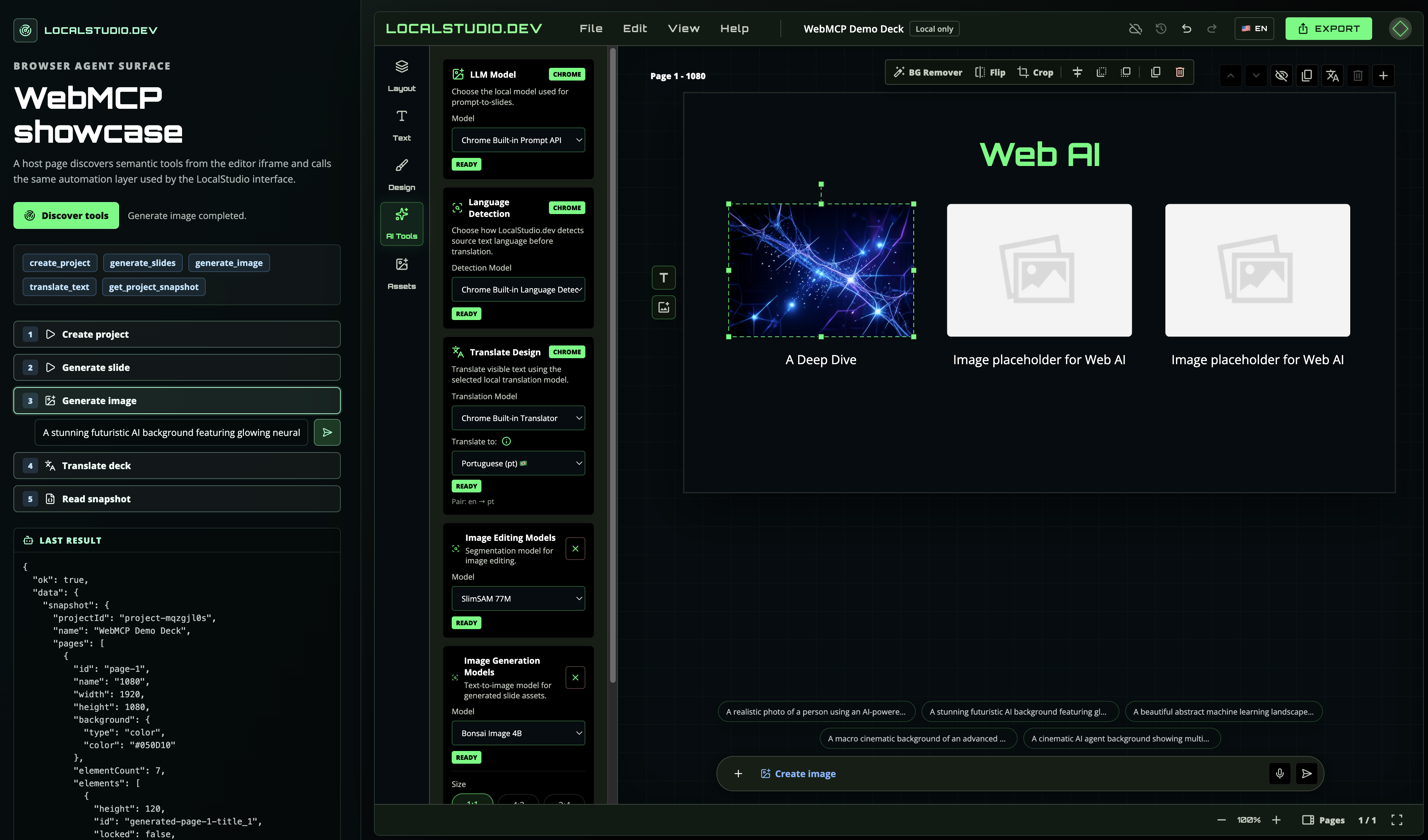 WebMCP showcase