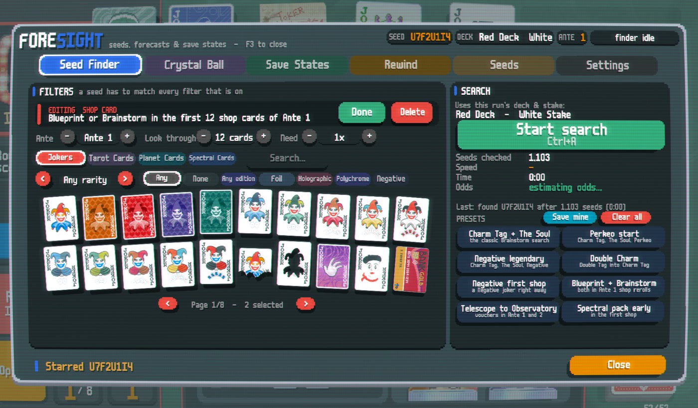 Editing a Shop Card filter