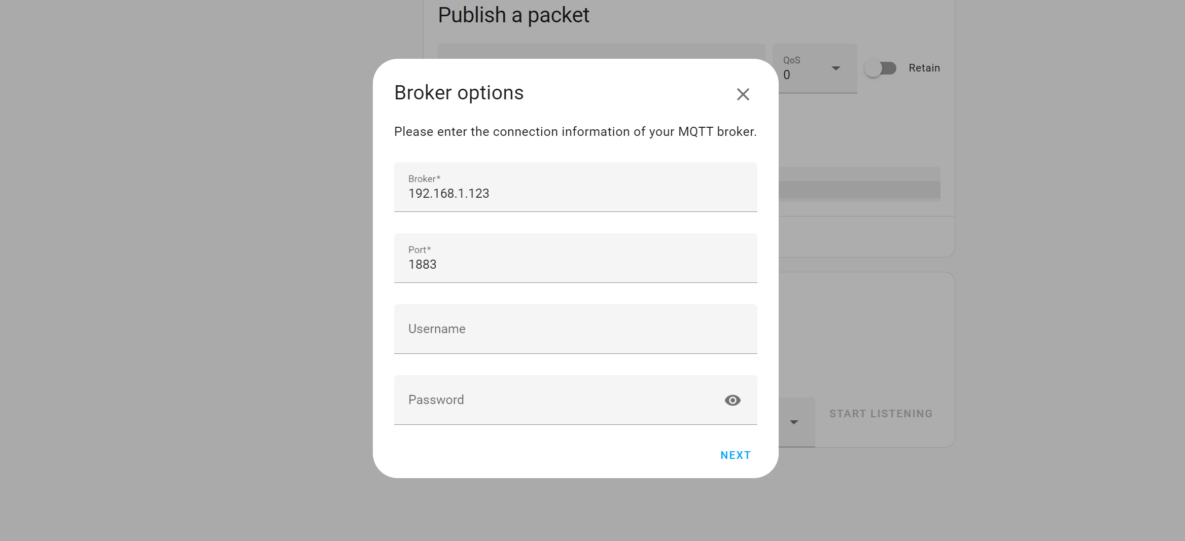 Home Assistant MQTT Broker Setup