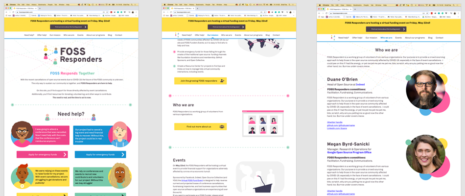 Foss Responders website design Foss Responders website design