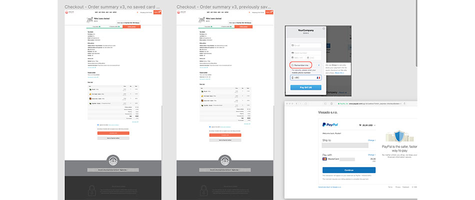 Open Food Network checkout UI high fidelty prototypes