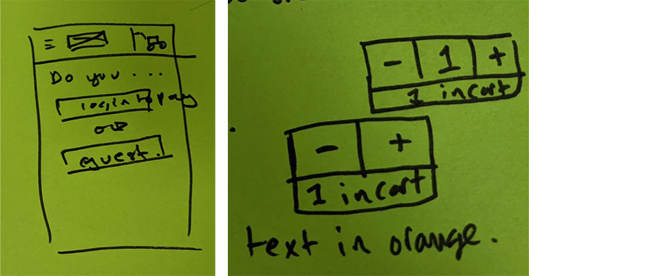 Open Food Network UI sketches from Usertesting Sessions