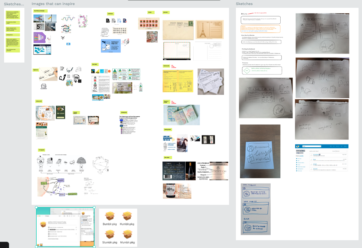 Early mood boarding with stakeholders revealed similar information comprehension patterns such as food nutrition labels Early mood boarding with stakeholders revealed similar information comprehension patterns such as food nutrition labels