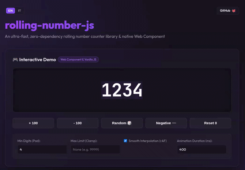 rolling-number-js demo animation