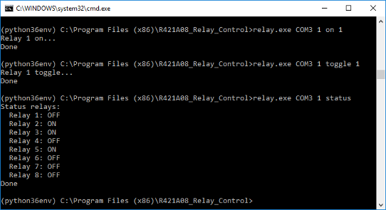 Screenshot MODBUS GUI