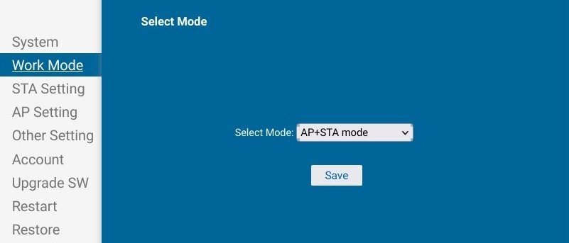 AP+STA mode