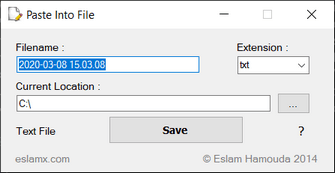 Paste As File