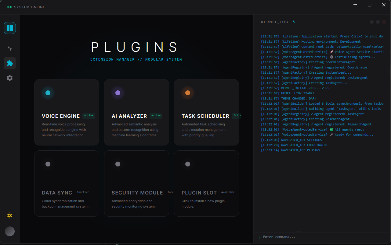 Kam skills and plugin manager