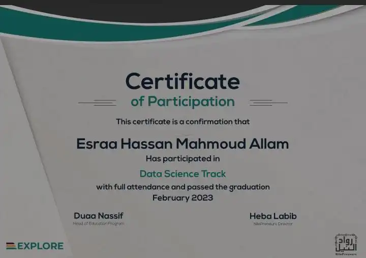 Data Science Certificate