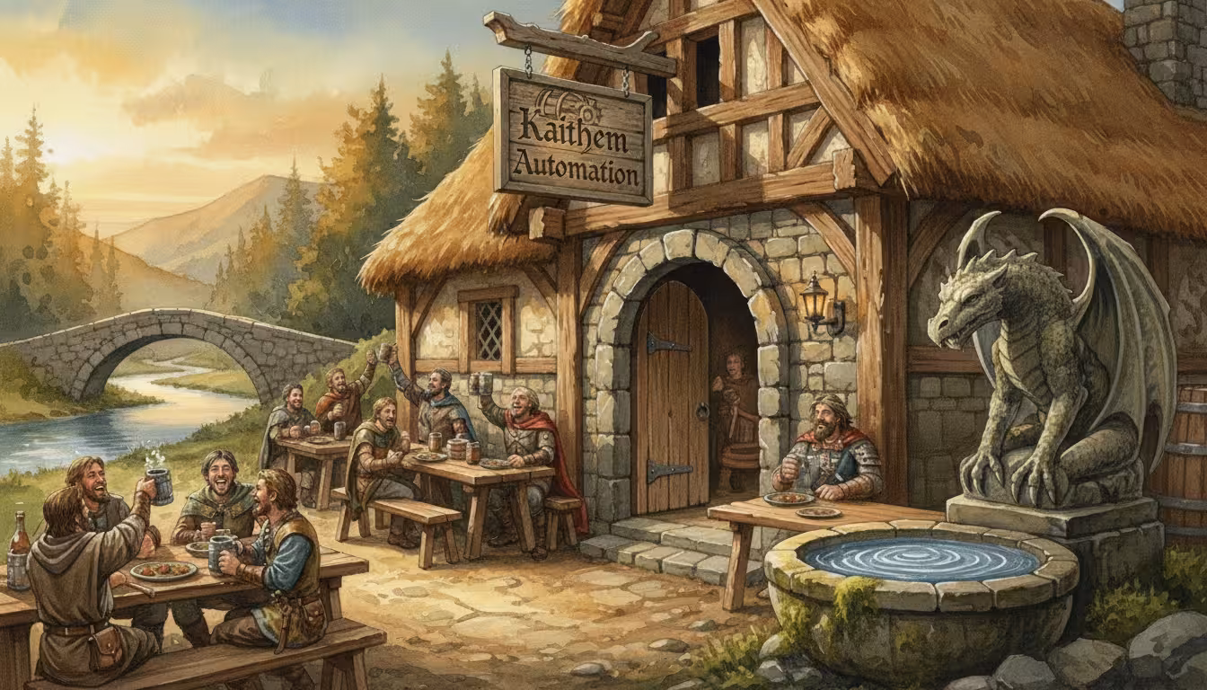 AI generated banner of a tavern