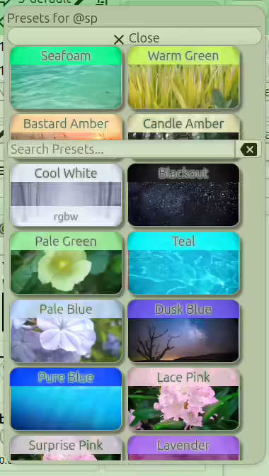 Preset Selector