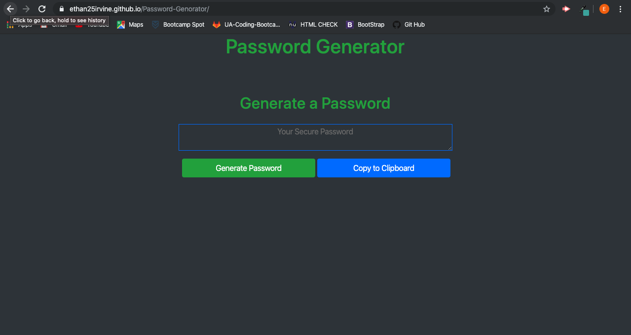 Password Genrator