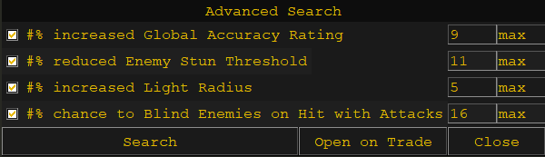 Advanced Search