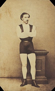 The 'daring young man on the flying trapeze', Jules Leotard.