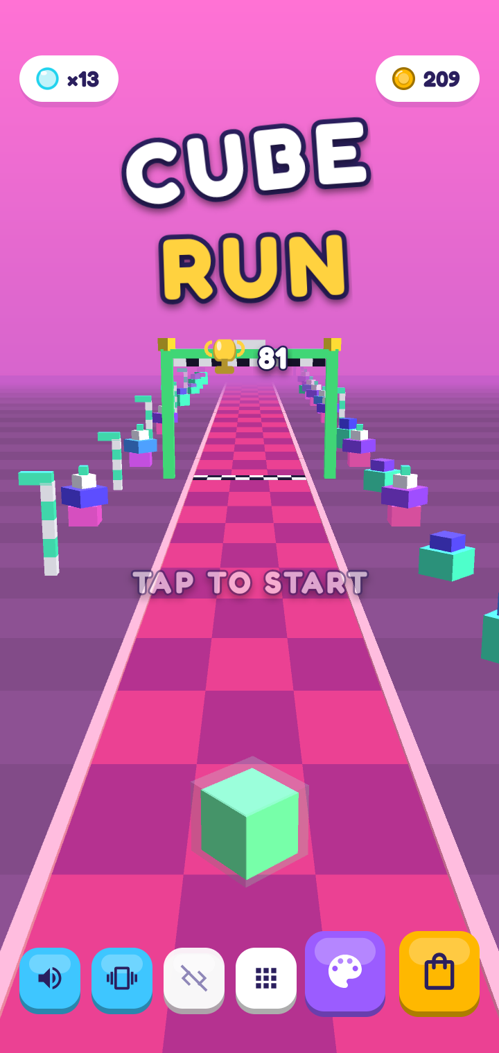 Cube Run screenshot